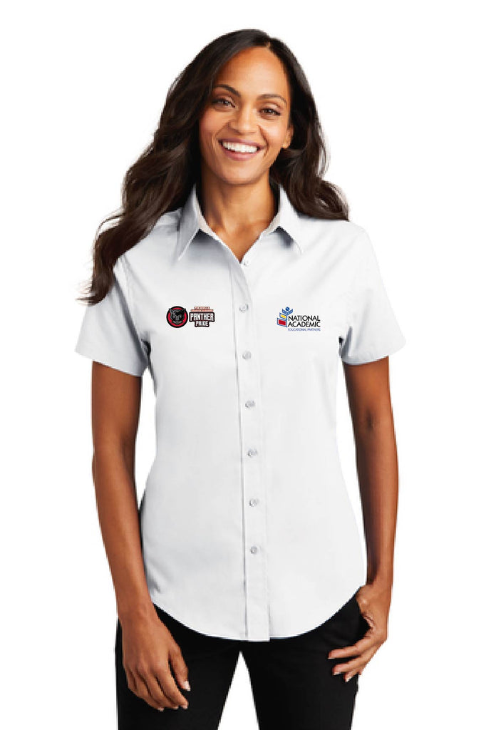 Adult Sizes - Female Short Sleeve Teacher T-shirt - PM Wells Academy & NAEP